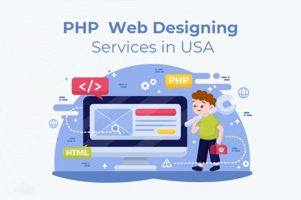 PHP web designing services in the USA leverage the power of the PHP programming language for web development. These services include: