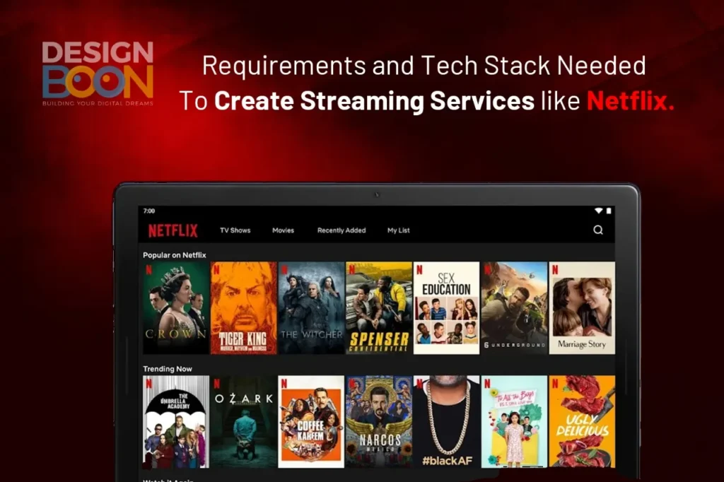 To ensure a smooth and seamless streaming experience, you need to choose the right tech stack for your video streaming app. Here are some key components of the tech stack: